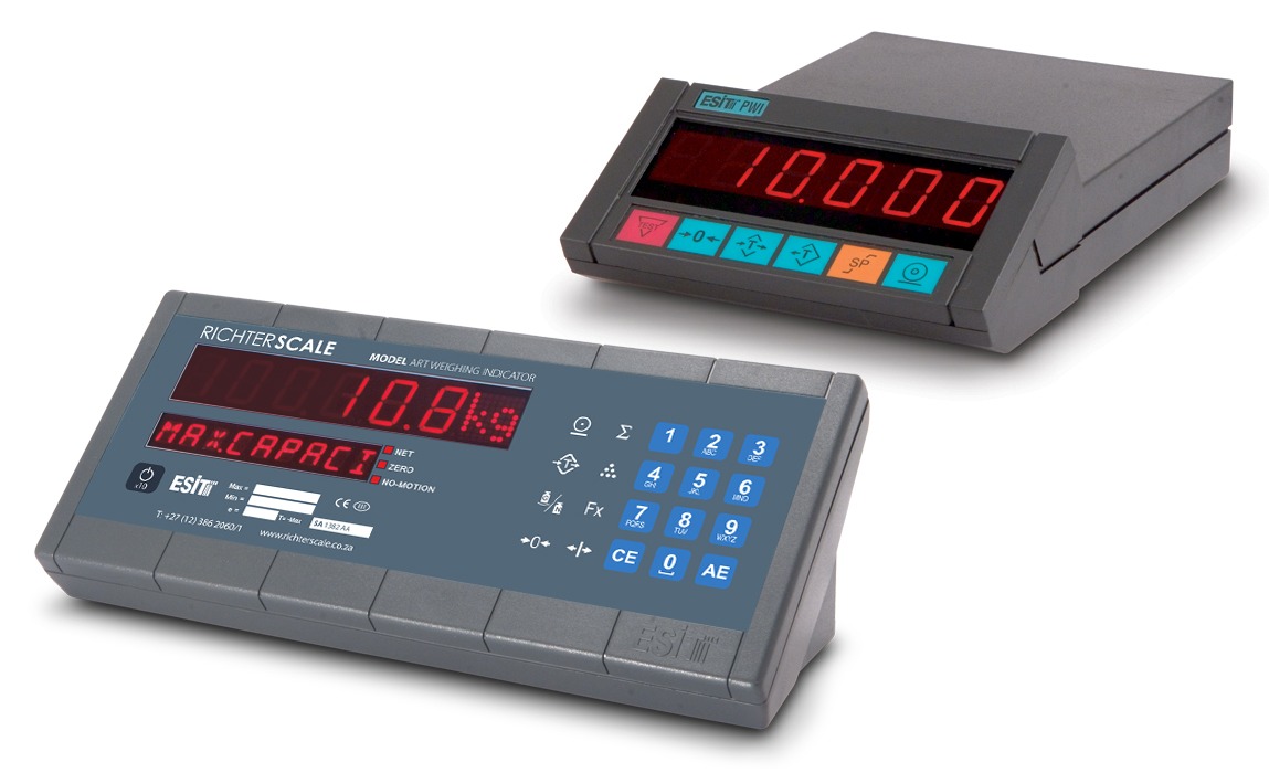 Single axle weighing indicator options