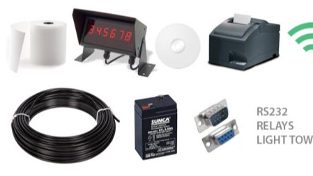 Load cell accessories including mounting kits junction boxes and cables